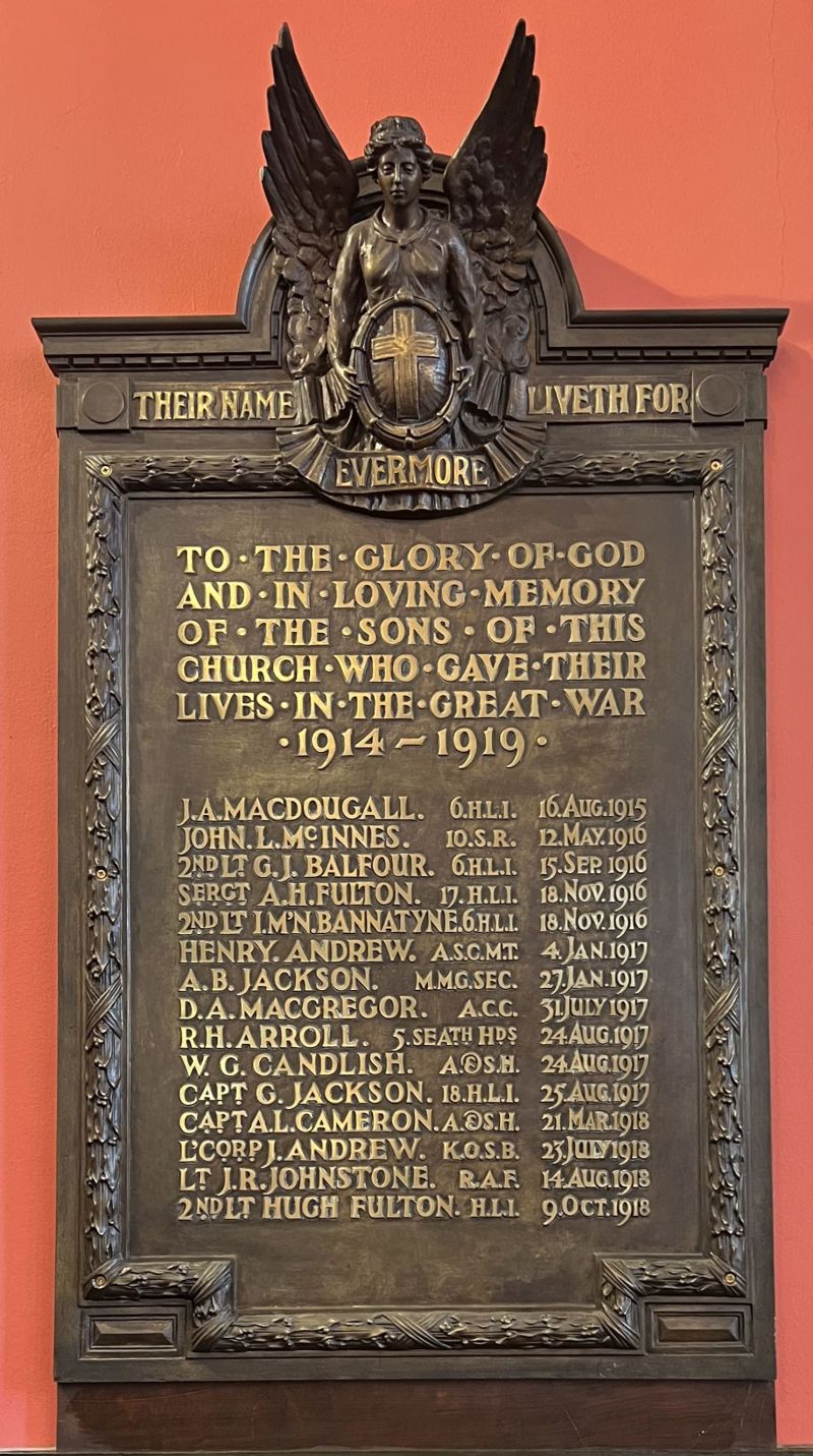 Ranfurly Memorial - ww1